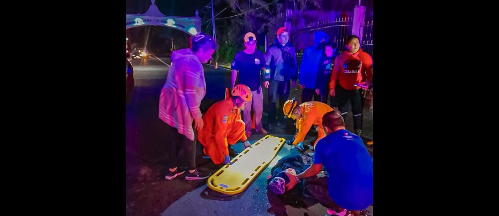 Tres personas resultan lesionadas tras fuerte accidente en la carretera Troncal del Norte