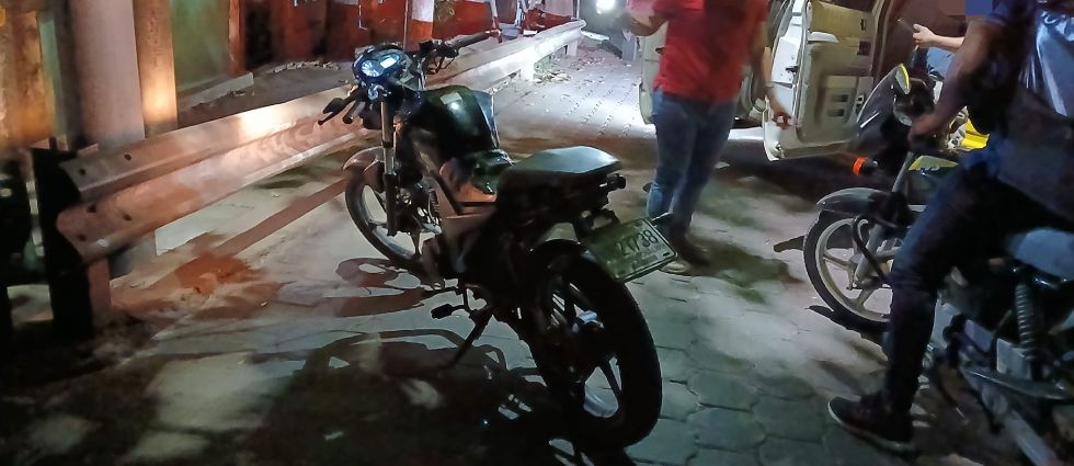 Joven acaba en el hospital tras fuerte accidente en la Troncal del Norte