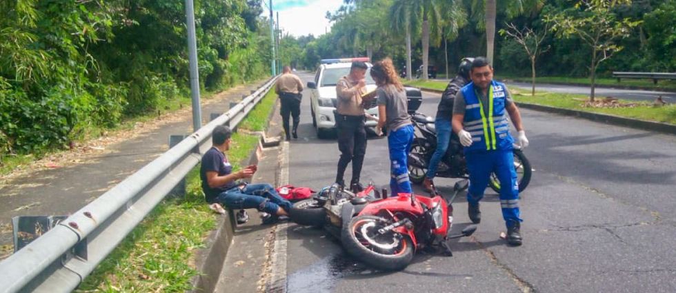 Accidente deja un lesionado en el bulevar Luis Poma