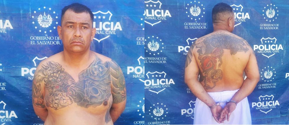 Arrestan a MS que por temor a la justicia se cubrió los tatuajes que antes presumía