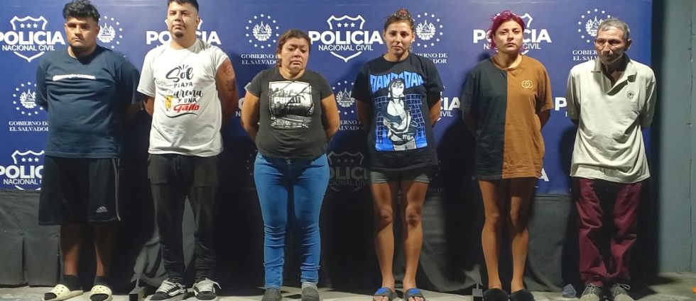 Capturan en flagrancia a 6 terroristas del Barrio 18 durante la noche del 24 de diciembre en Ilopango