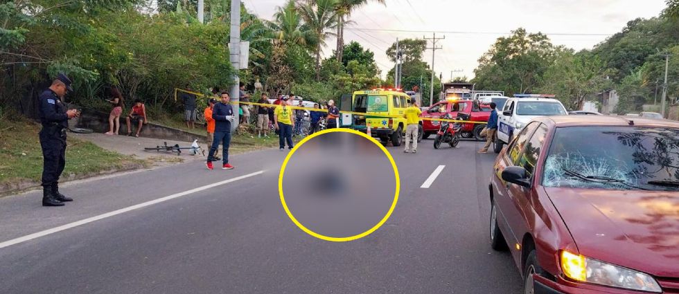 Joven que iba en su bicicleta pierde la vida tras ser embestido por un auto en La Libertad
