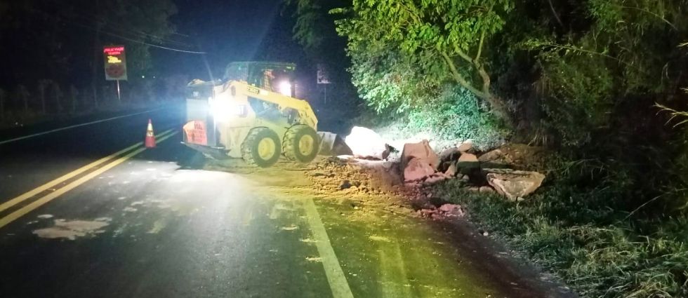 Reportan derrumbes en la zona oriental de El Salvador
