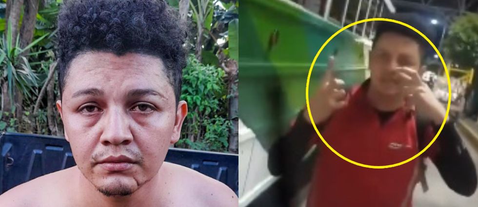 Capturan a empleado de gasolinera que hizo señales de pandillas en Santa Ana