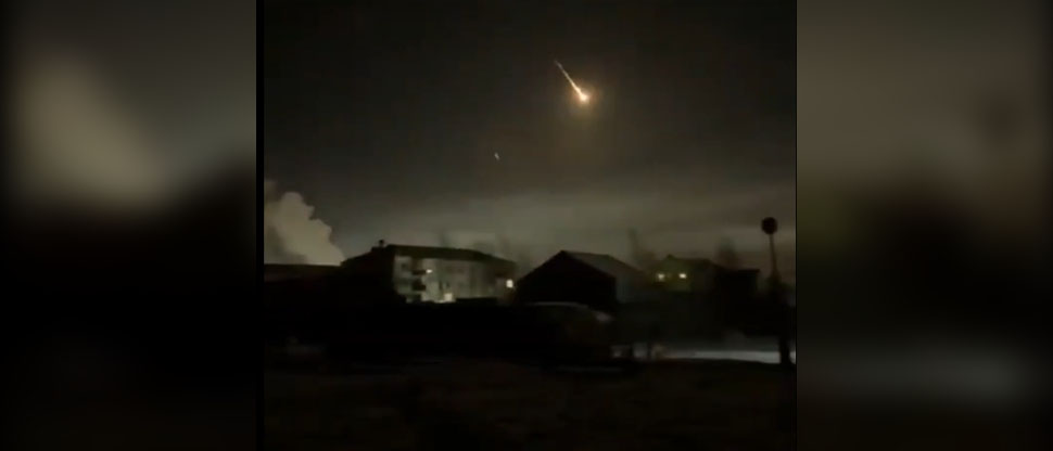 Así se vivió la caída de un asteroide este martes en Rusia