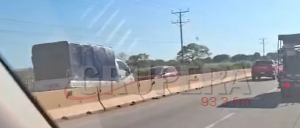 Captan a conductor de camión circulando en sentido contrario en la carretera a Acajutla