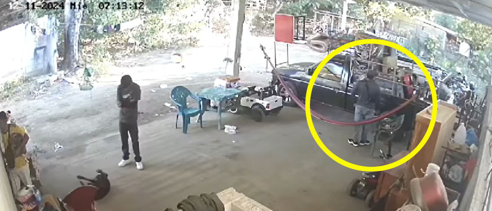 VIDEO: ladrón simula ser vendedor para hurtar artículos valorados en $500