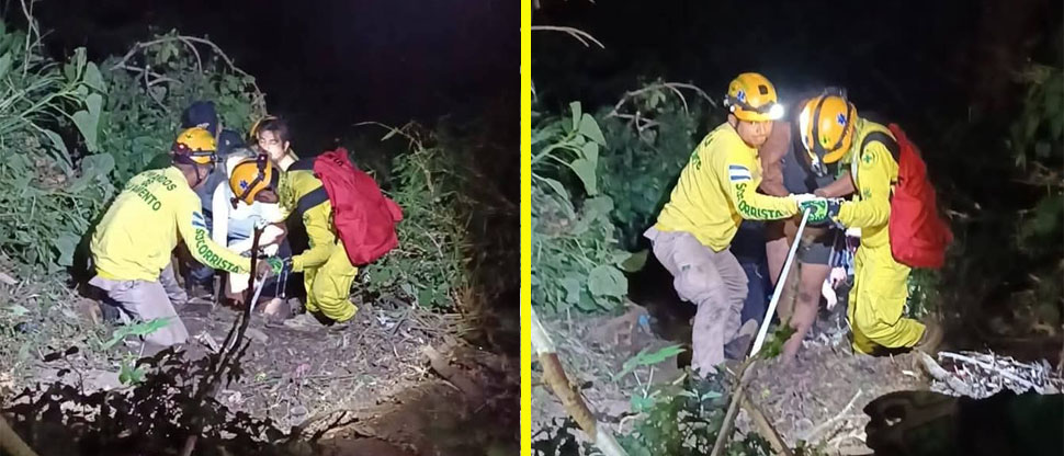 Dos mujeres se pasan de copas y caen en un barranco en la carretera Troncal del Norte 