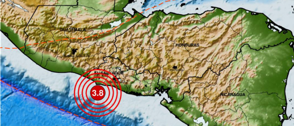 Fuerte sismo sacude la zona occidental de El Salvador