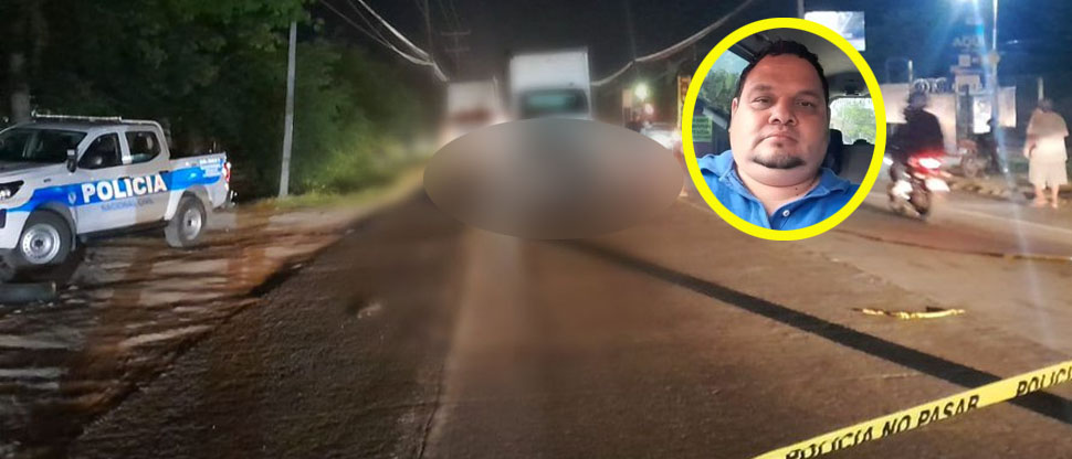 Él era Wilber motociclista fallecido anoche tras chocar contra un camión en Zacatecoluca