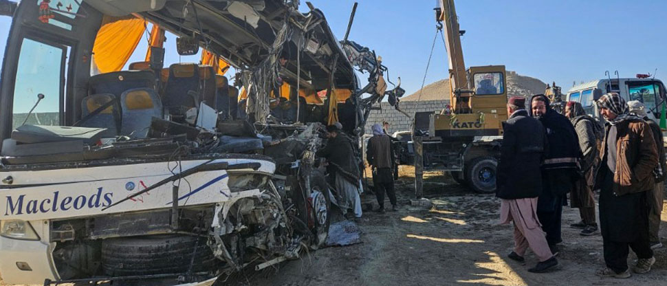 AFGANISTÁN: fallecen 52 personas en dos accidentes de autobús