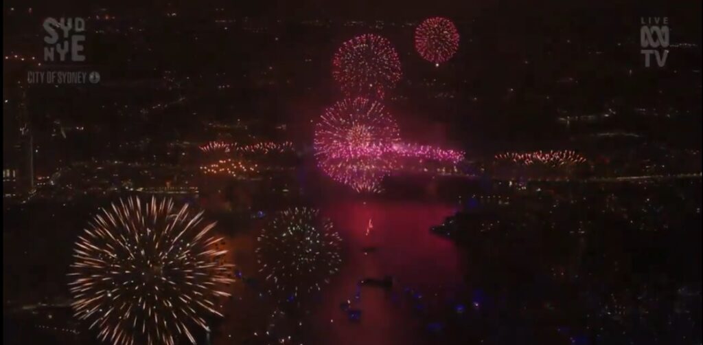 Espectacular: Australia recibe el 2025 con imponente show de luces