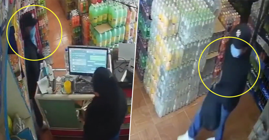 Karma instantáneo: Ladrón se dispara con su propia arma en pleno asalto