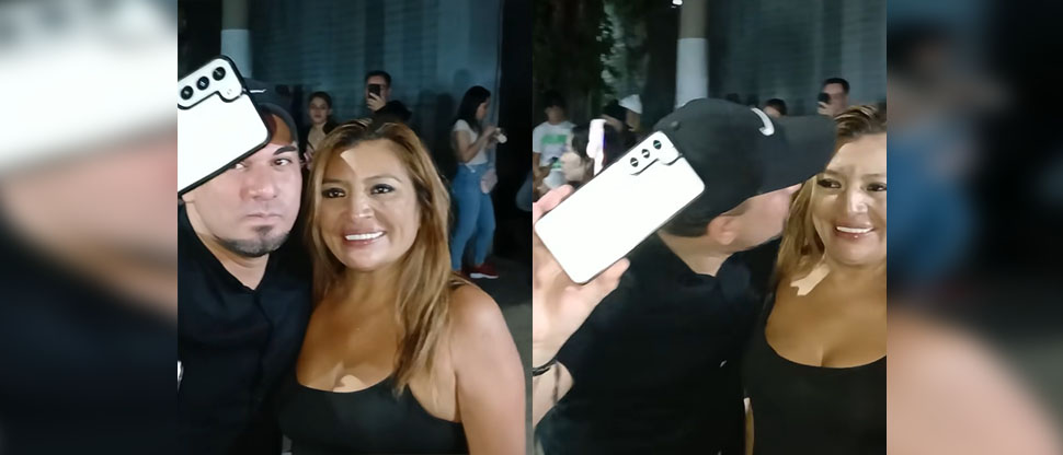 Yanira Berríos vive momento incómodo luego que seguidor intentó “robarle” un beso