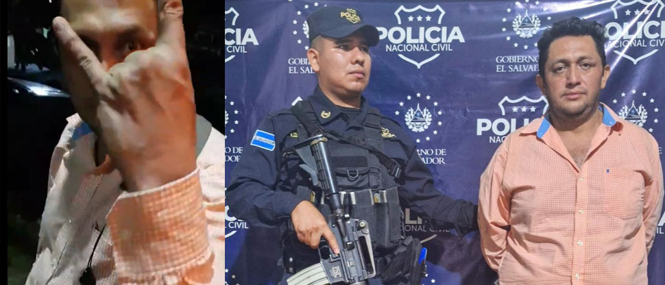 PNC captura a sujeto que amenazó a unas personas y les hizo la seña del cachudo