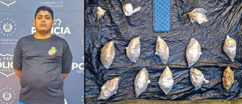 PNC captura a sujeto que vendía droga en la comunidad 22 de abril