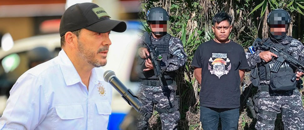 Ministro Villatoro destaca labor policial que ubicó a pandillero con alto récord criminal