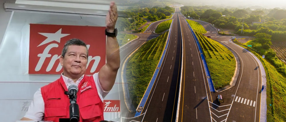 Chino Flores dice que el Periférico Gerardo Barrios es una obra gracias a los gobiernos del FMLN