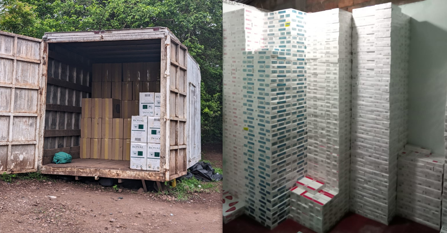 Autoridades reportan incautación de más de 7,800 cajetillas de cigarros en lo que va del 2024