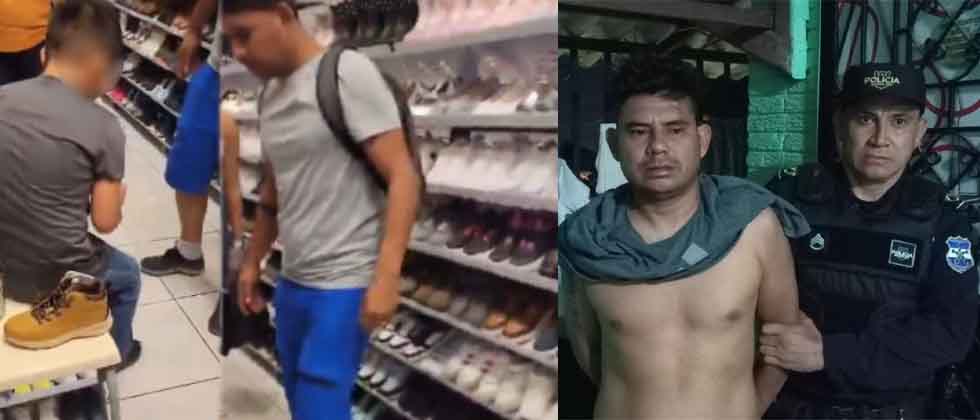Ubican y capturan a padrastro por maltratar a un niño dentro de una zapatería en Soyapango