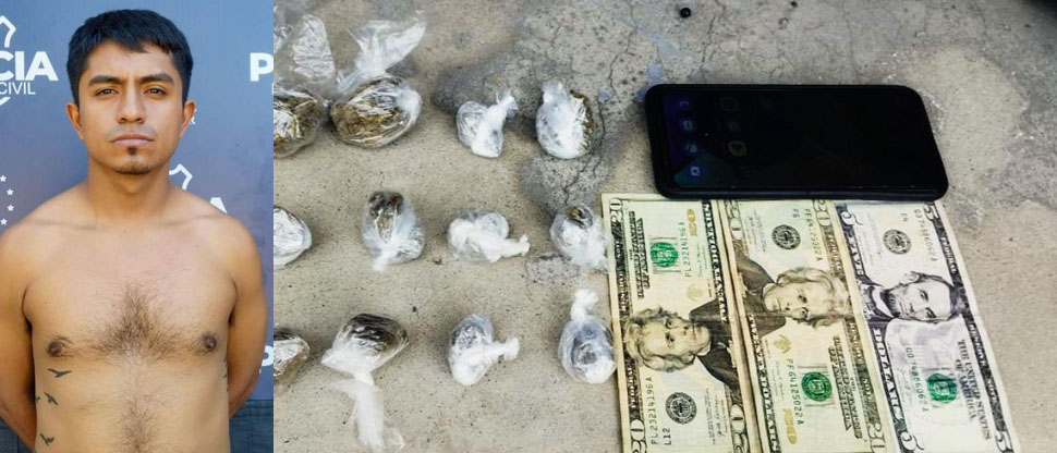 PNC captura a vendedor de droga en San Martín