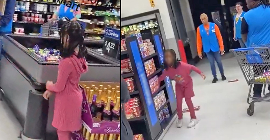 Niña causa destrozos al interior de un supermercado y sus padres no hicieron nada