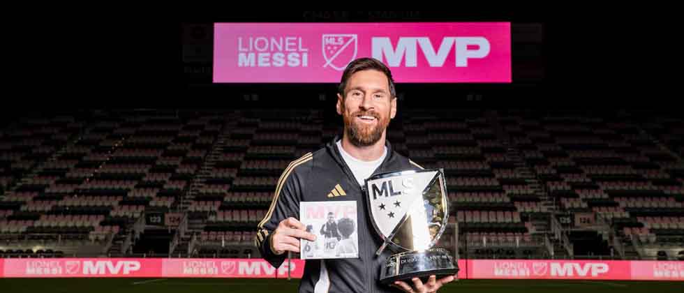 Messi es elegido como MVP de la temporada 2024 de la MLS