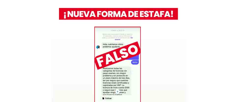 Alertan de nueva modalidad de estafas en tramite de la licencia de conducir