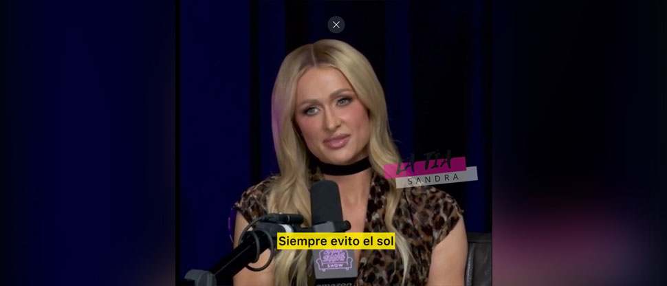 Paris Hilton asegura que nunca ha usado botox ni se ha hecho cirugía plástica para verse hermosa