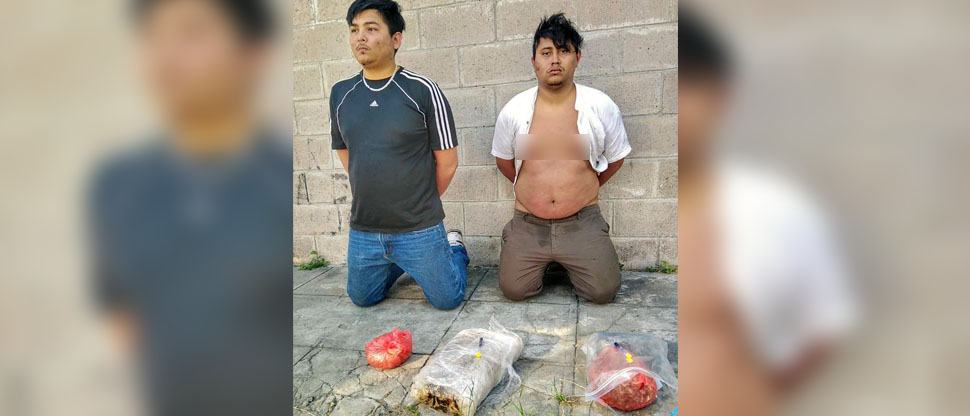 Capturan a sujetos que transportaban drogas en Soyapango