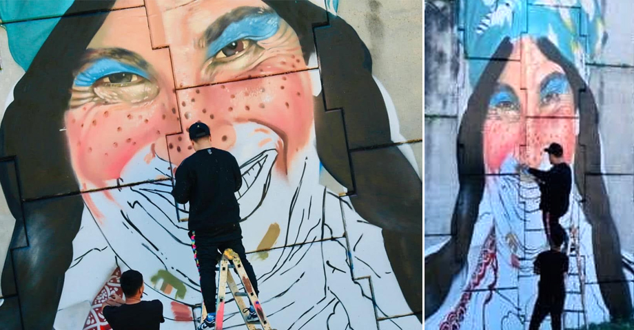 TNT lo hace de nuevo; inmortaliza a la Tenchis con espectacular mural