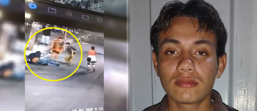 Policías arrestan a sujeto que le dio una salvaje golpiza a un hombre en Santa Ana