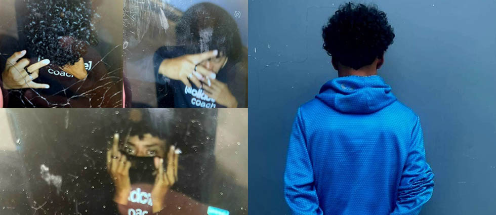 Soldados entregan a un menor a la PNC tras hallarle material gráfico relacionado a pandillas