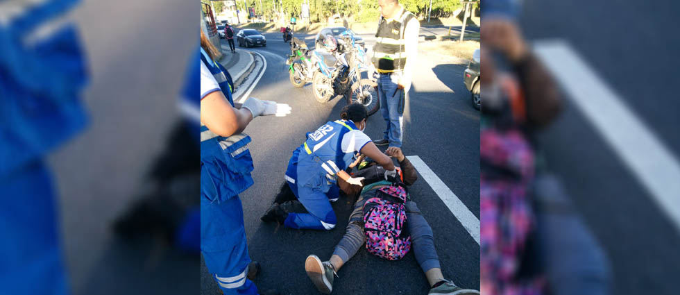 Fuerte accidente dejan un lesionada carretera al puerto de La Libertad