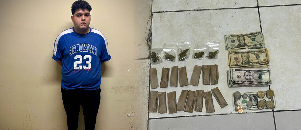 Arrestan a sujeto tras hallarle marihuana y cientos de dólares en efectivo en San Salvador