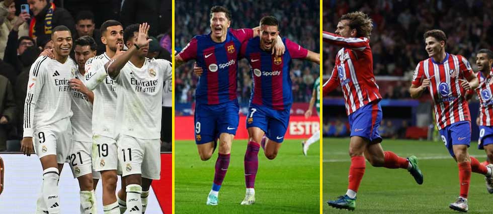 A esta hora juegan Atlético, Madrid y Barcelona y podría haber cambio de líder