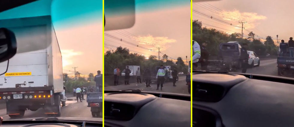 Reportan múltiple siniestro vial en las cercanías del redondel Integración