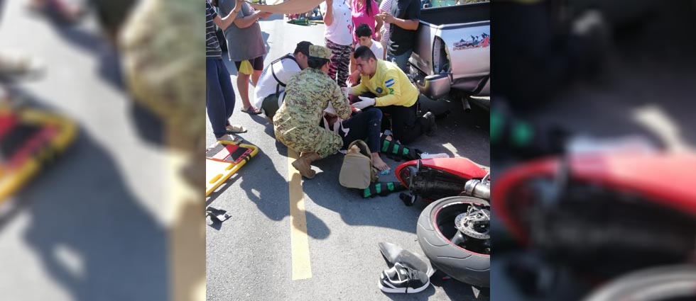 Dos lesionados deja fuerte accidente en La Libertad