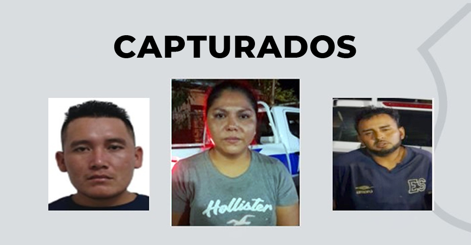 Capturan a tres por extorsionar a un comerciante en el oriente del país