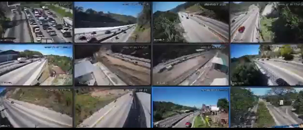 No se reportan derrumbes en la carretera a Los Chorros tras fuerte sismo de magnitud 6.3