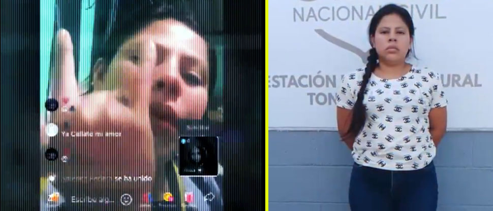 Mujer que “rifaba el barrio” en transmisión en vivo en redes ahora está presa