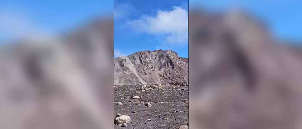 Turista graba cómo vivió el sismo de magnitud 6.3 en el cráter del volcán Chaparrastique