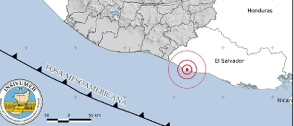 Fuerte sismo de magnitud 5.7 originado en El Salvador causa temor en Guatemala