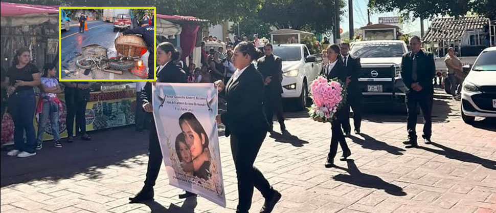 Dan último adiós a madre e hija que fallecieron en accidente en Chalatenango