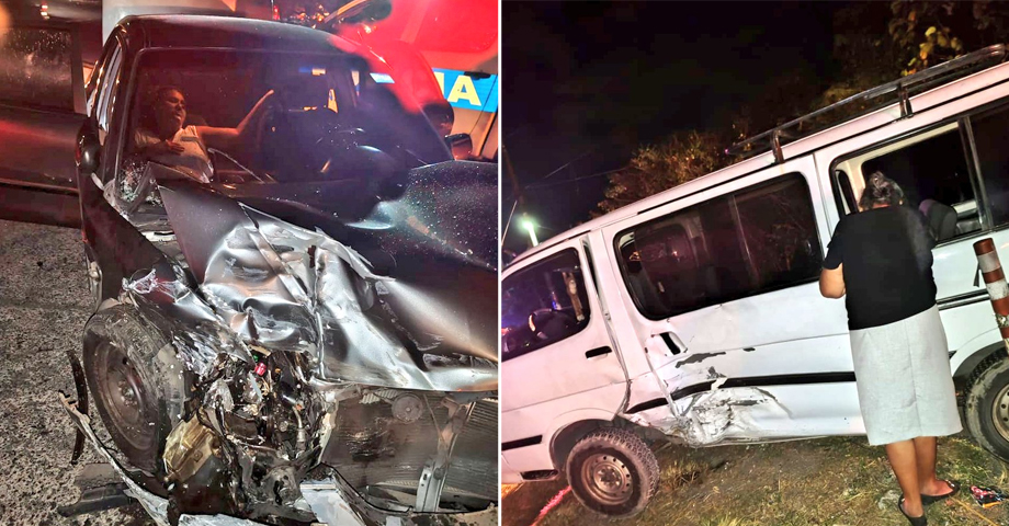 Varias personas resultan lesionadas tras aparatoso accidente en Cuscatlán