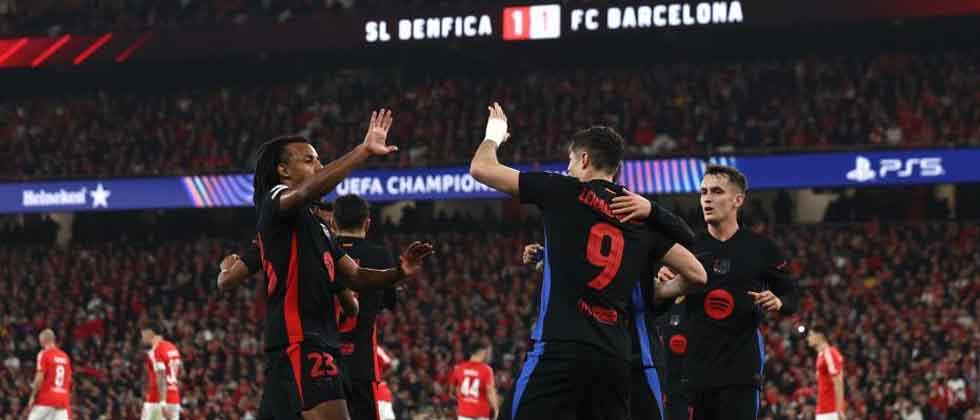 Remontada inesperada: El Barcelona se lleva el triunfo ante el Benfica al último minuto