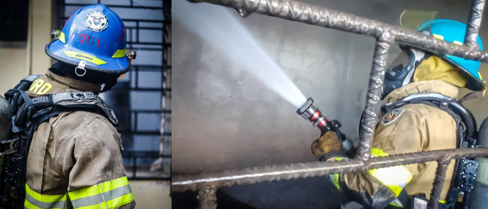 Bomberos sofocan incendio en vivienda en distrito de Colón, La Libertad