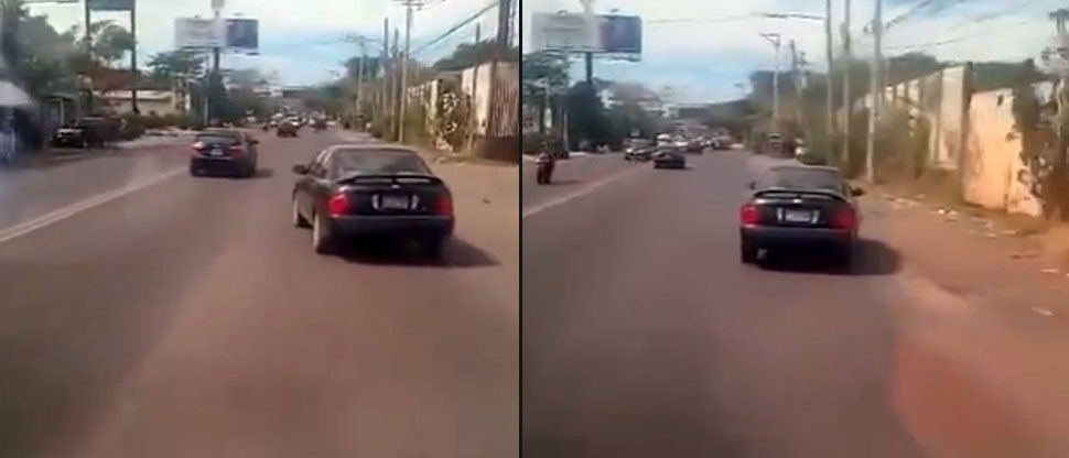 Conductor puso en riesgo la vida de otras personas al manejar de manera temeraria