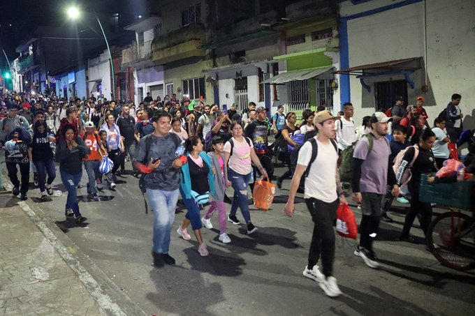Parte la primera caravana migrante del 2025 con rumbo a EEUU con casi 2 mil latinos