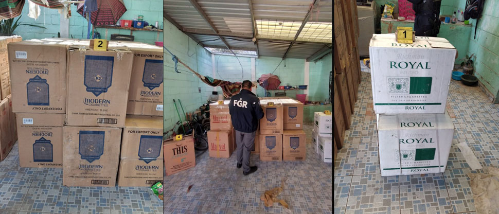 FGR incauta 56 cajas de cigarrillos cuya comercialización es prohibida